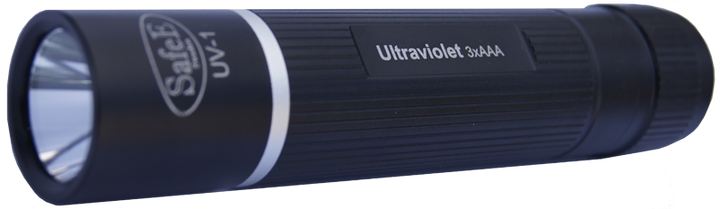 Ficklampa med ultraviolett ljus SafeE UV-1