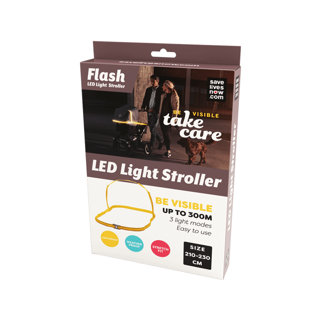 SLN011 - Reflekterande Flash LED Light Stroller