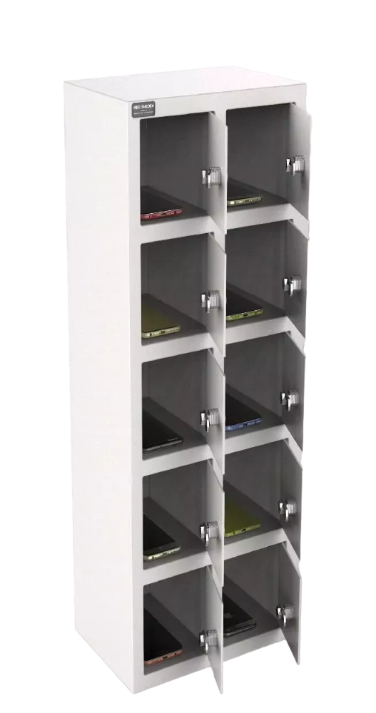 Flerfacksskåp MBG 10 med 10 små fack