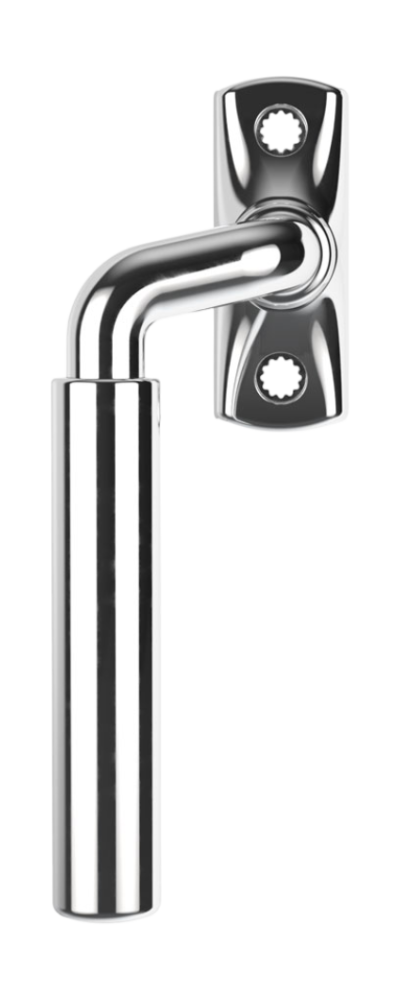 Fönsterhandtag ROCA Prästö WH-P 30 - Vänster - Blank krom