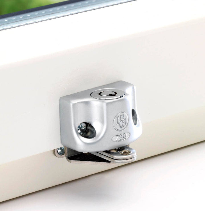 Fönsterlås BG 750 för inåtgående fönster - Mattkrom