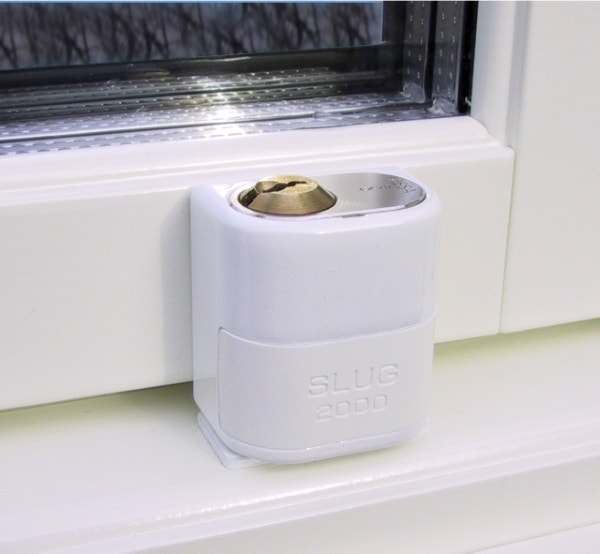 Fönsterlås SLUG med oval låscylinder