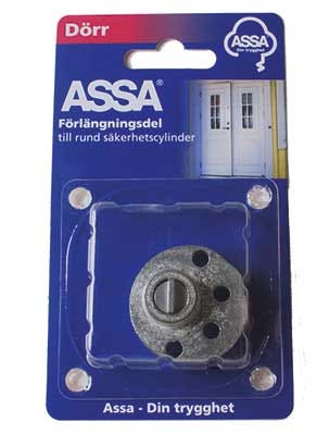 Förlängningsdel till runda låscylindrar 10 mm