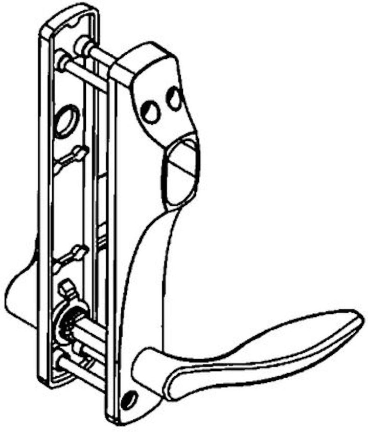 Handtag / cylinderbehör till smalprofillås ASSA 55159 S3 – bild 2 – St George