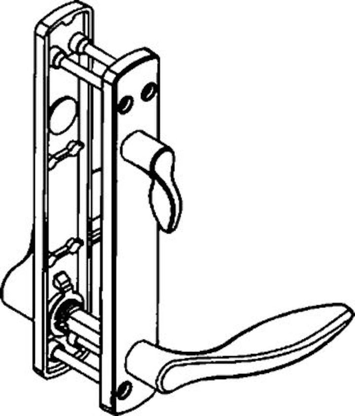 Handtag / cylinderbehör till smalprofillås ASSA 55959 S3 – bild 2 – St George