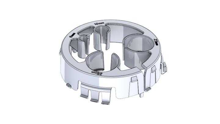Vattensäker slang- och kabelgenomföring Diaflex
