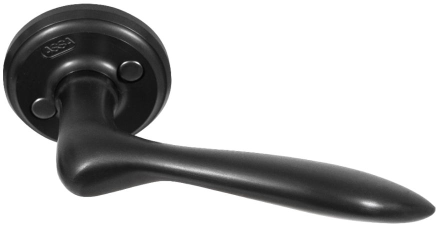 Dörrtrycke ASSA Epok 1956 för inner- och ytterdörrar - Matt svart Mirus