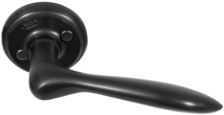 Dörrtrycke ASSA Epok 1956 för inner- och ytterdörrar - Matt svart Mirus