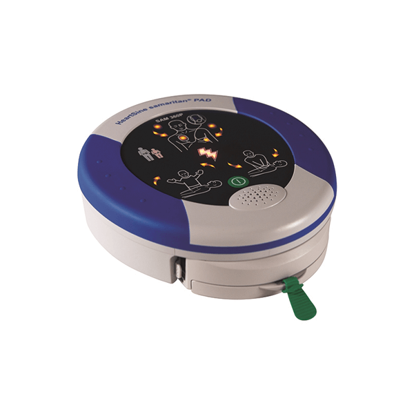 Hjärtstartare HeartSine Samaritan PAD 350P från sidan