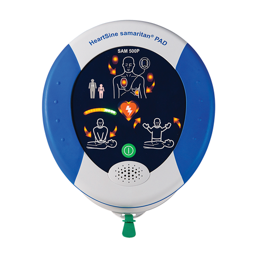 Halvautomatisk hjärtstartare HeartSine Samaritan PAD 500P - med HLR-feedback