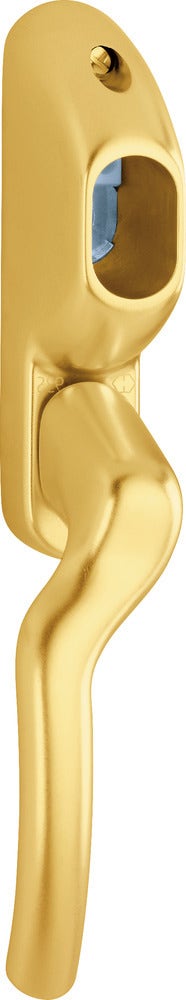 Låsbart handtag till fönster / altandörr HOPPE Tokyo 0710/93S - Aluminium F3 (Gulanodiserat) - 8 x 53 mm - Vänster