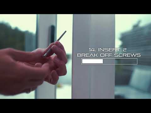 Låsbart handtag till altandörr Secuyou med Bluetooth - Mässing