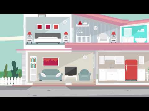 Brandvarnare CAPiDi sammankopplingsbar med inbyggt 10-års batteri - 2-pack