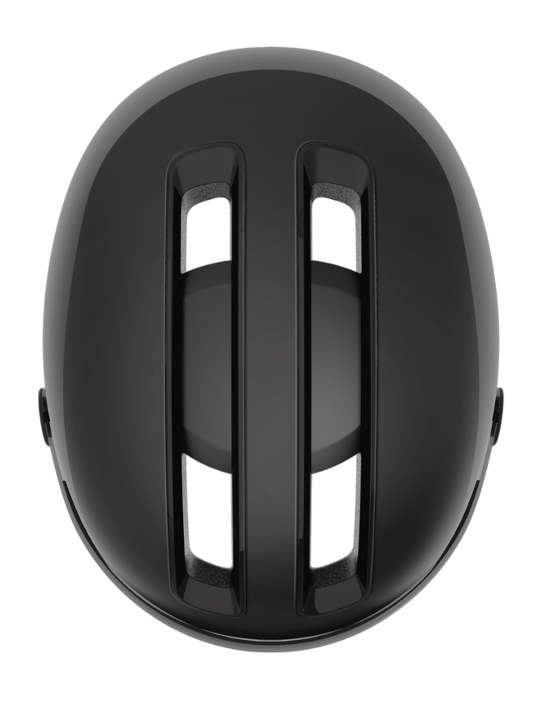 Cykelhjälm ABUS HUD-Y ACE - Velvet black - Top