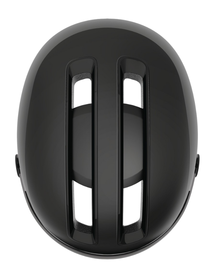 Cykelhjälm ABUS HUD-Y ACE - Velvet black - Top