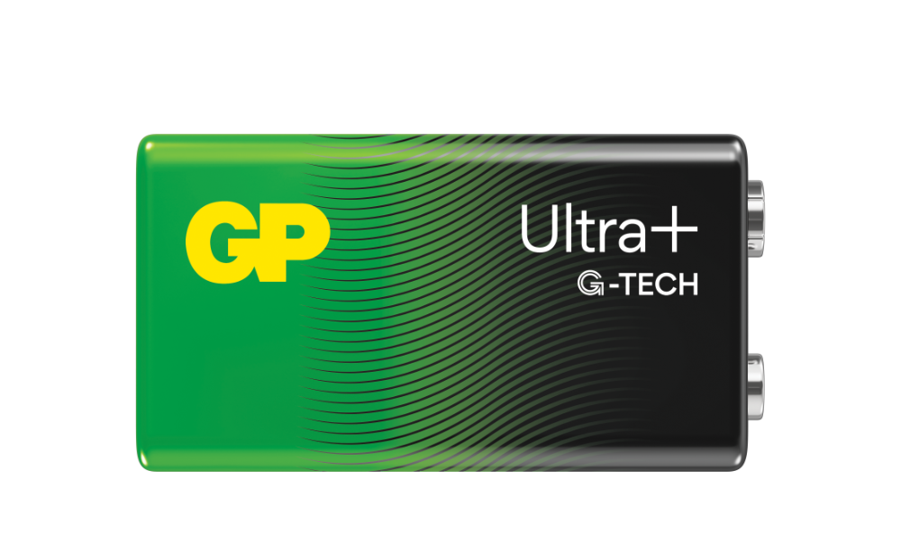 Engångsbatteri GP Ultra+ 9V / 6LF22