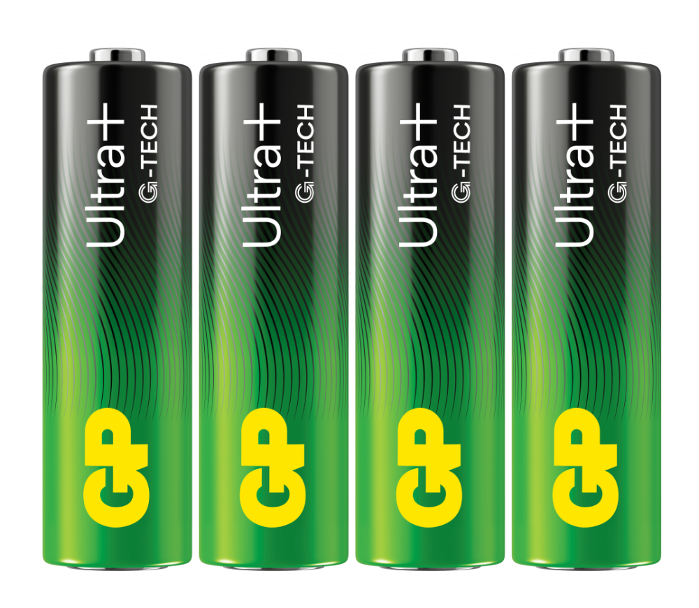 Engångsbatteri GP Ultra+ AA / LR6 4-pack
