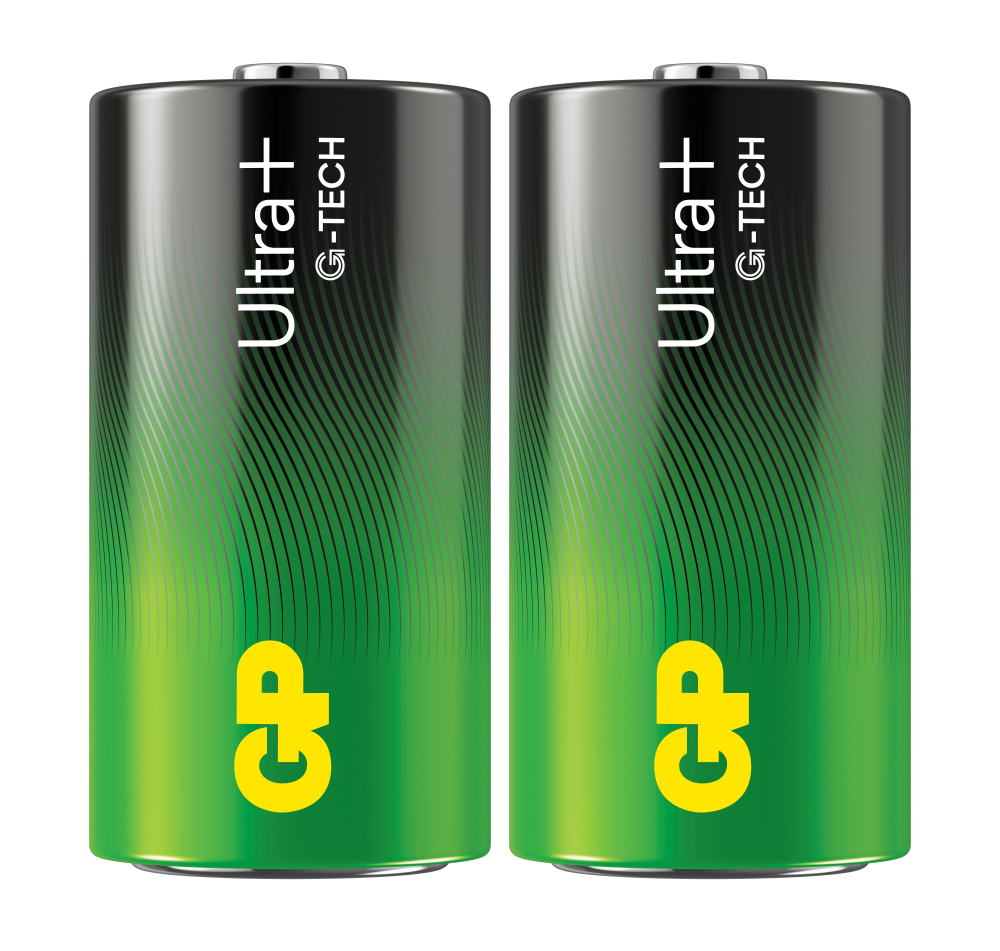 Engångsbatteri GP Ultra+ C / LR14 2-pack