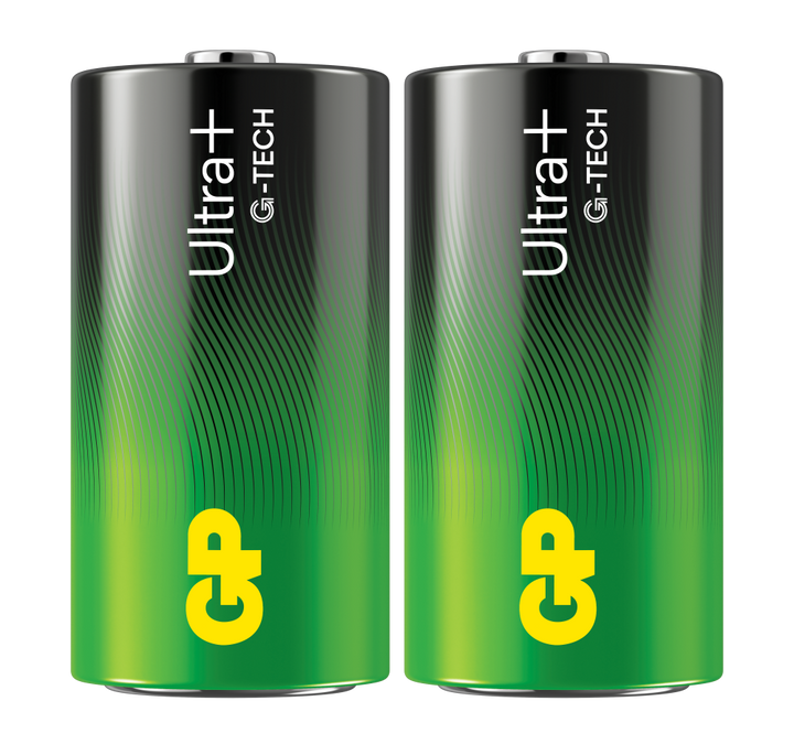 Engångsbatteri GP Ultra+ C / LR14 2-pack