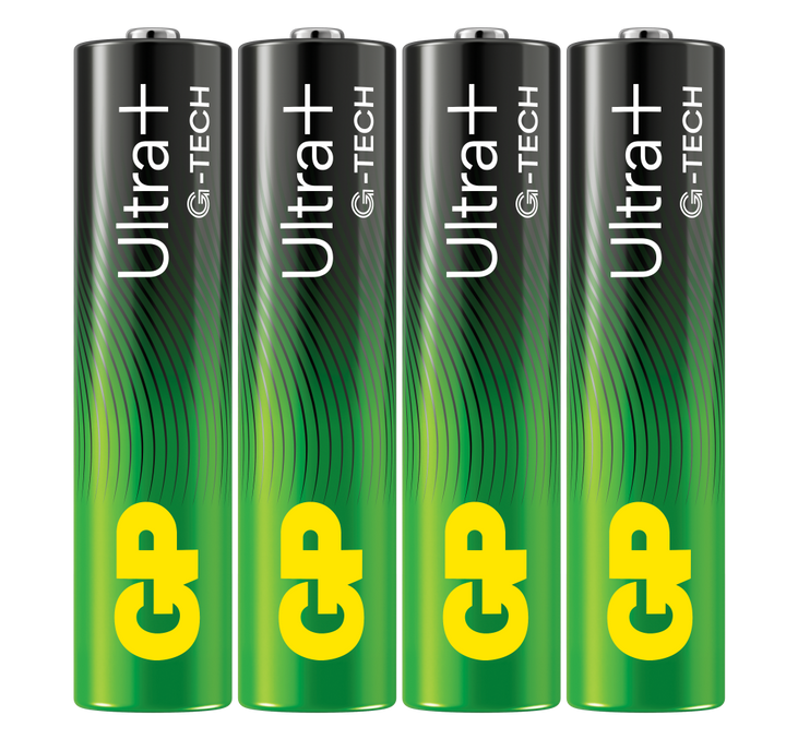 Engångsbatteri GP Ultra+ AAA / LR03 4-pack