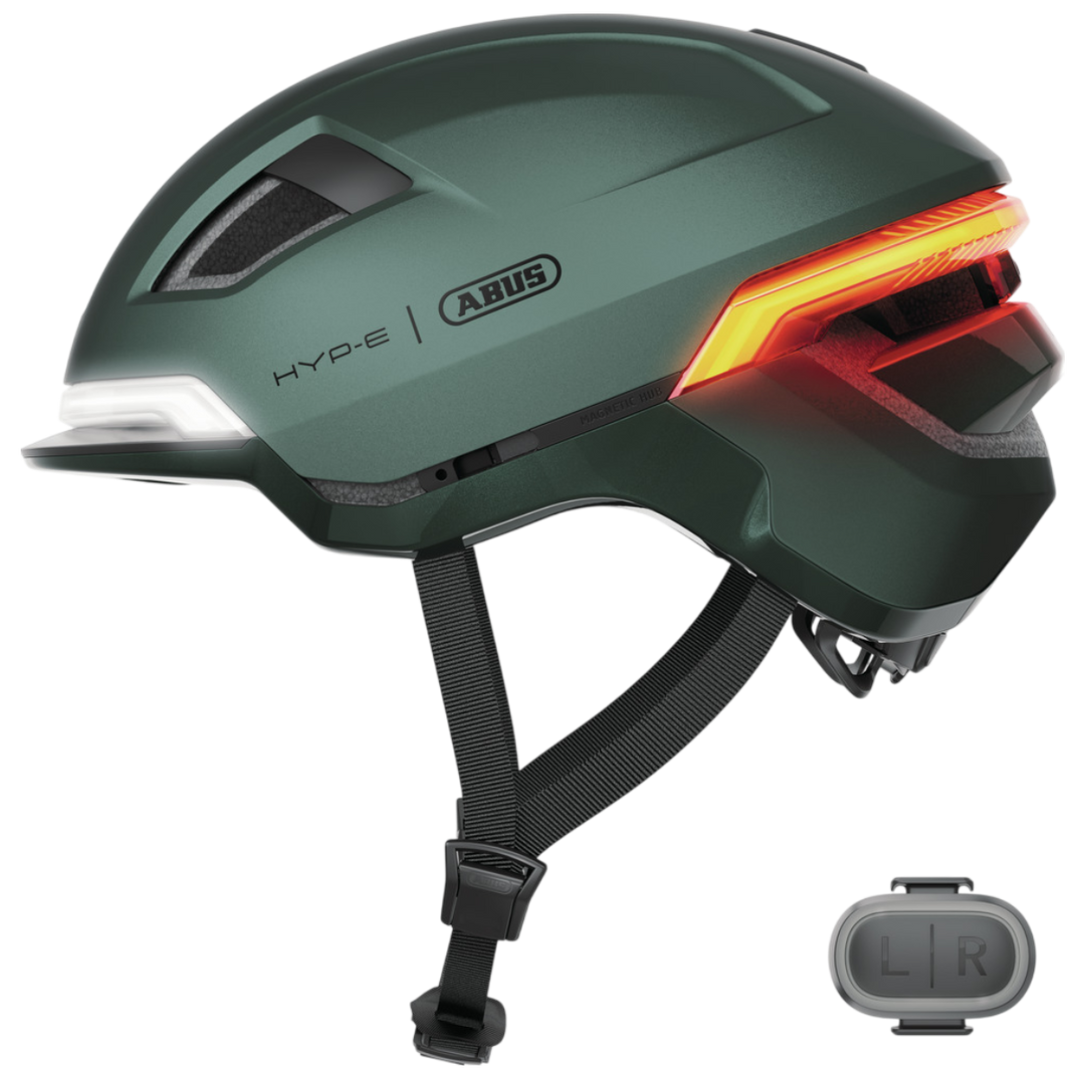 Cykelhjälm ABUS HYP-E Jungle Green