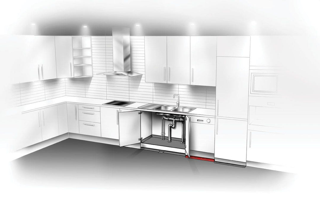 Diskmaskinsunderlägg AquaTeam (45-60 cm),Diskmaskinsunderlägg AquaTeam (45-60 cm)
