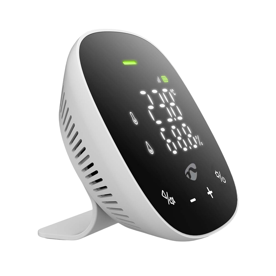 Luftkvalitetsmätare med WiFi uppkoppling nedis Smartlife