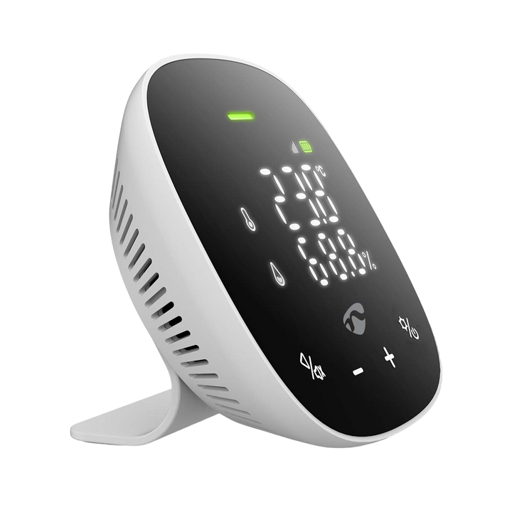 Luftkvalitetsmätare med WiFi uppkoppling nedis Smartlife