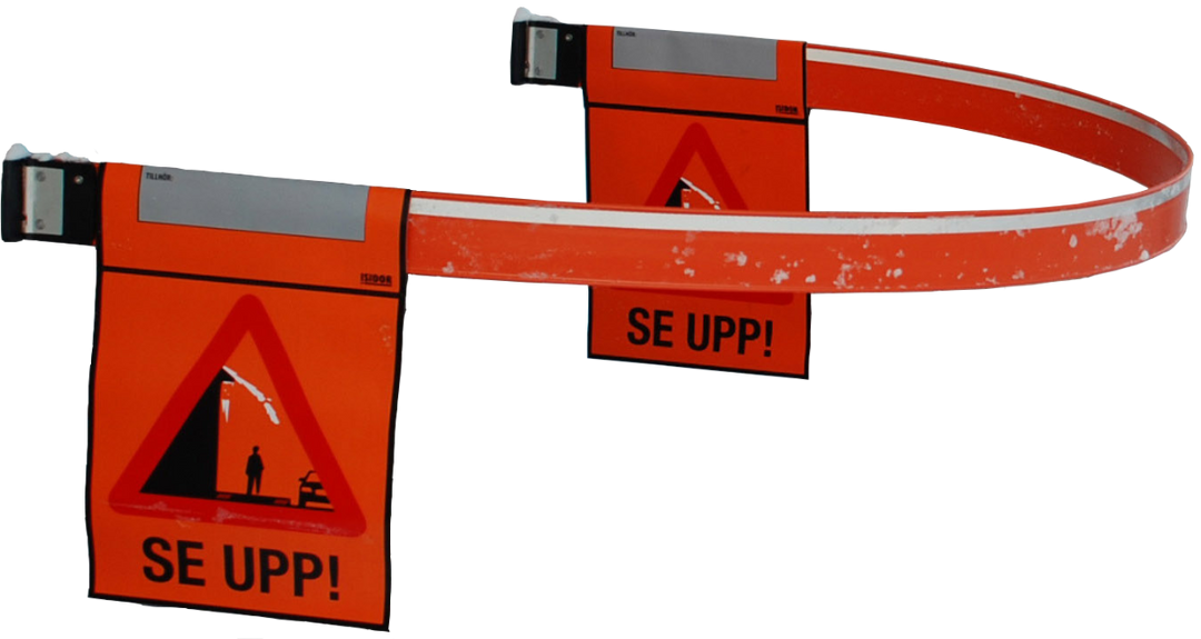 Lång bom i varningssystem Isidor