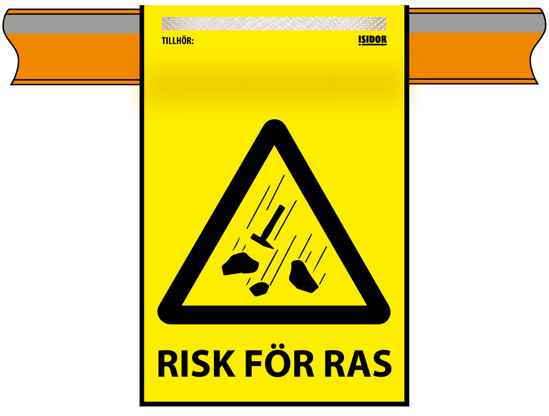 Varningsflagga "Risk för ras" till Isidor varningssystem