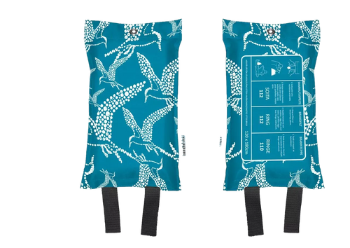 Brandfilt 120x180 cm IvanaHelsinki Design Turkos