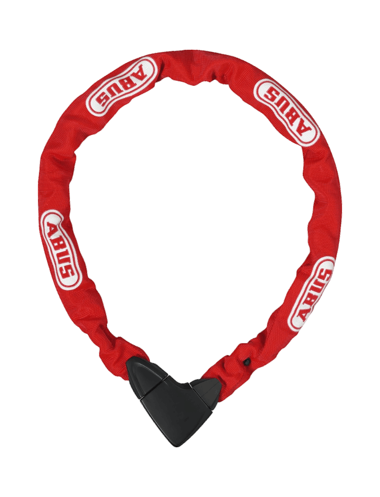 Cykellås ABUS kättinglås 8900 - 85 cm - Röd