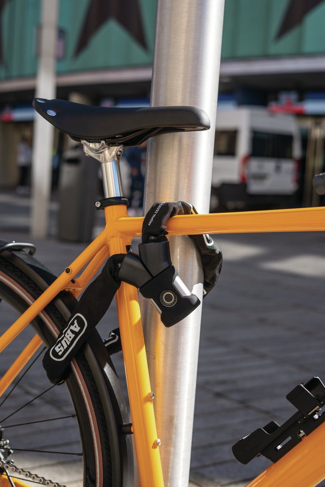 Kättinglås med fingeravtrycksläsare ABUS Yardo 