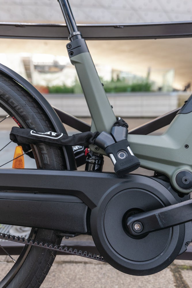 Kättinglås med fingeravtrycksläsare ABUS Yardo 