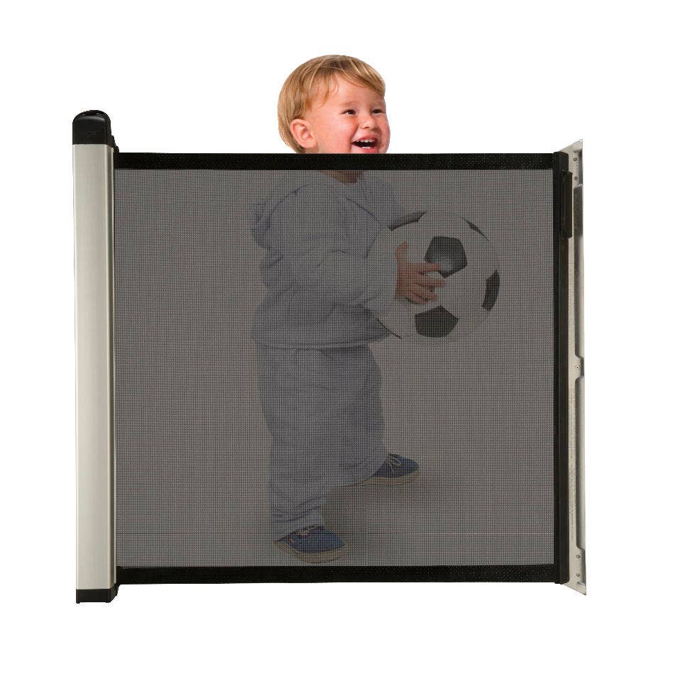 Barngrind KiddyGuard Avant™ Svart med barn