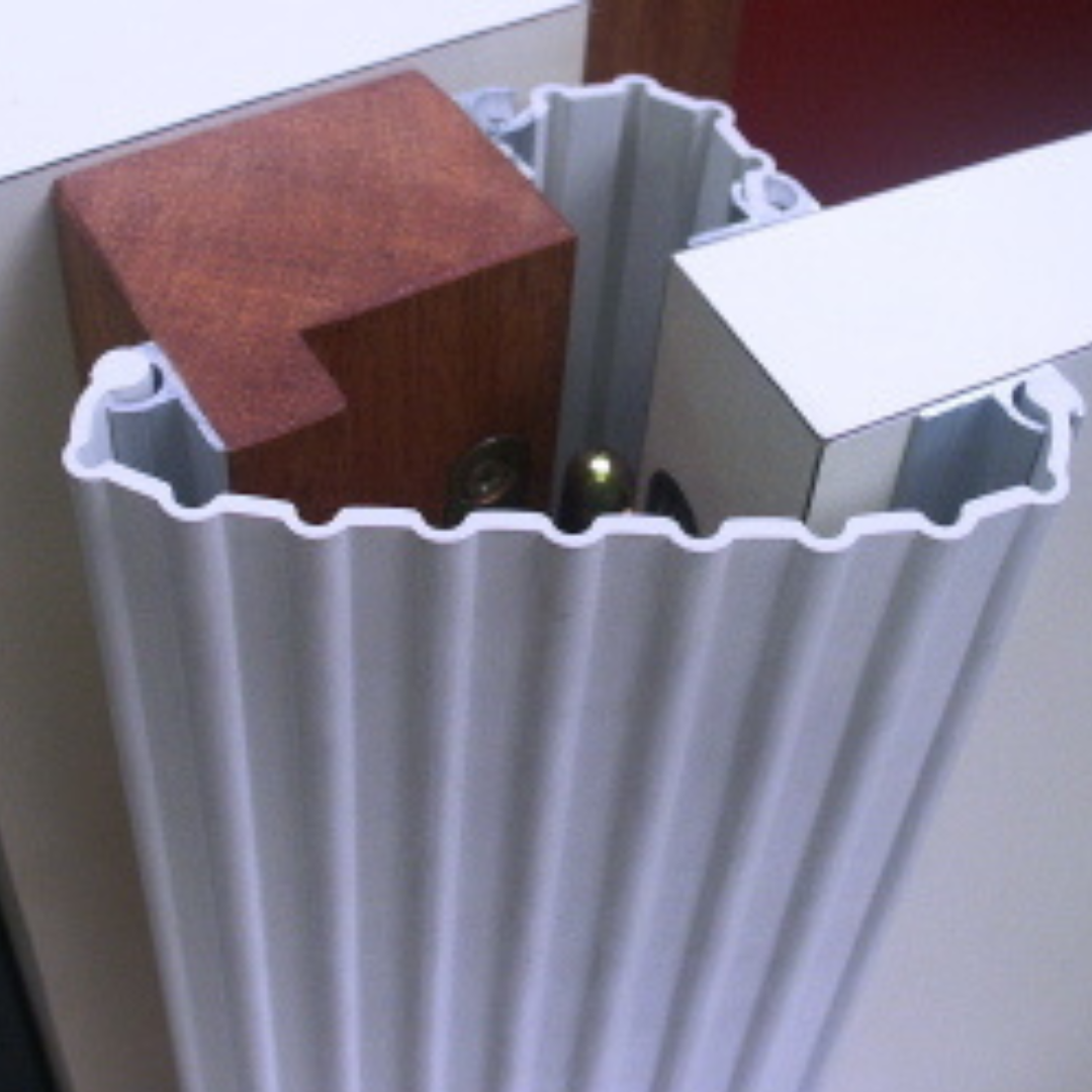 Klämskydd extra bred för inner- och ytterdörr - Ljusgrå