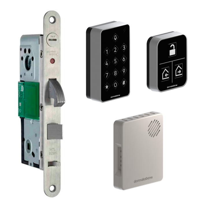 Komplett paket smart digitalt lås dormakaba dKey MTL 9291