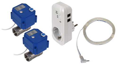 Läckagebrytare WaterFuse® Plugin med två ventiler