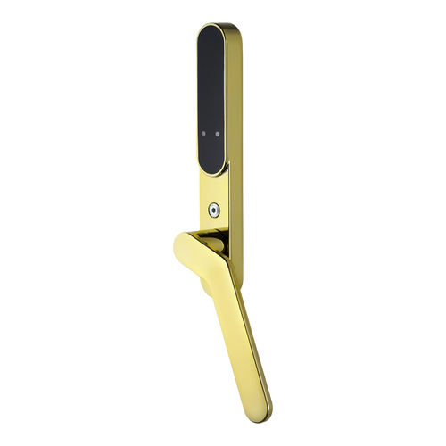 UTGÅTT - Låsbart handtag till altandörr Secuyou med Bluetooth - Mässing