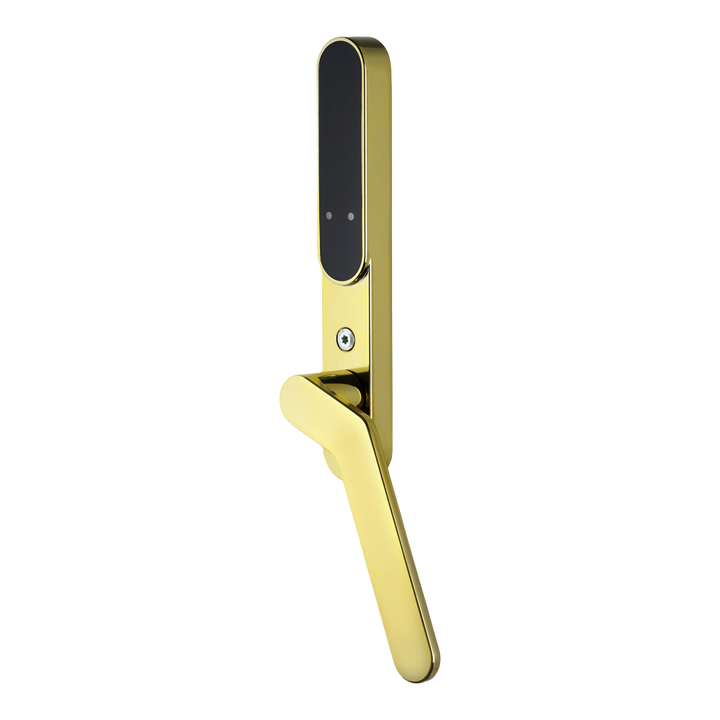 Låsbart handtag till altandörr Secuyou med Bluetooth - Mässing