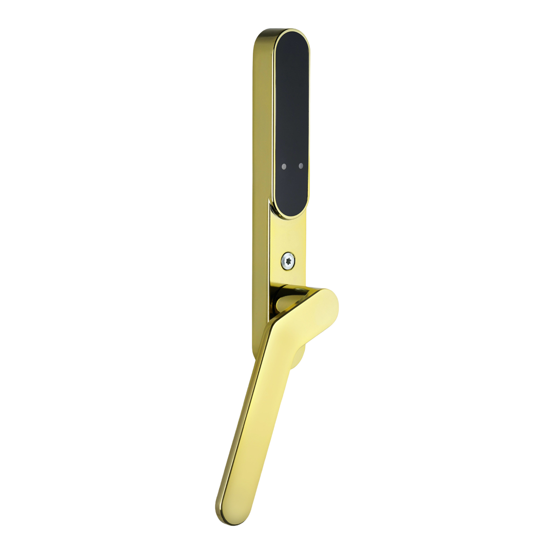 Låsbart handtag till altandörr Secuyou med Bluetooth - Mässing - Vänster