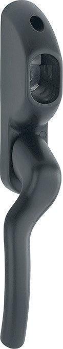 Låsbart handtag till fönster / altandörr HOPPE Tokyo 0710/93S - Aluminium F9714 (Mattsvart) - 8 x 67 mm - Vänster