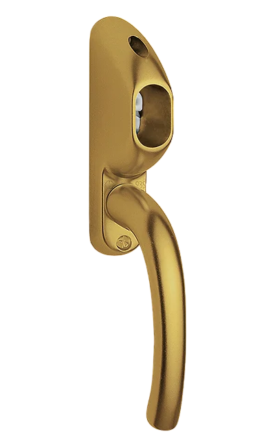 Låsbart handtag till fönster / altandörr HOPPE Tôkyô 1710RH/93S - Rakt - Brons