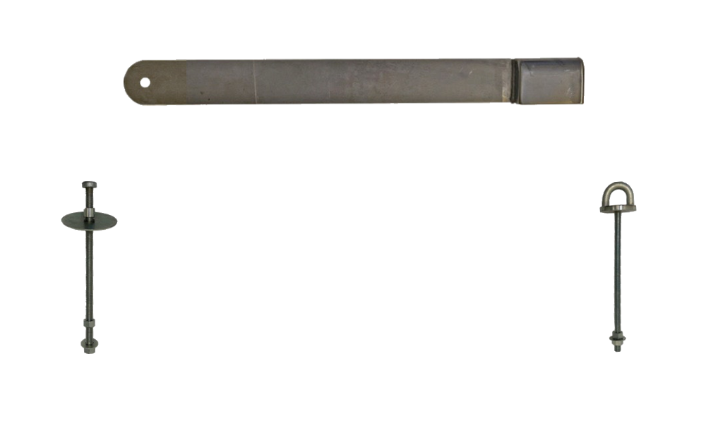 Låsbom 120 cm till portar, dubbeldörrar m fl – bild 3 – St George