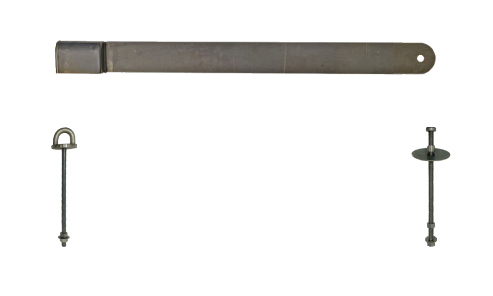 Låsbom 150 cm till dubbeldörrar