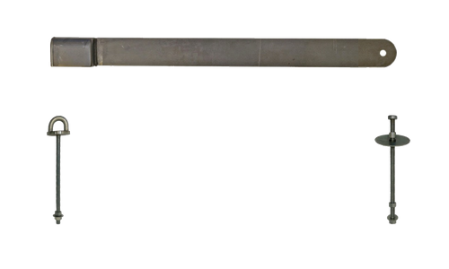 Låsbom 150 cm till dubbeldörrar