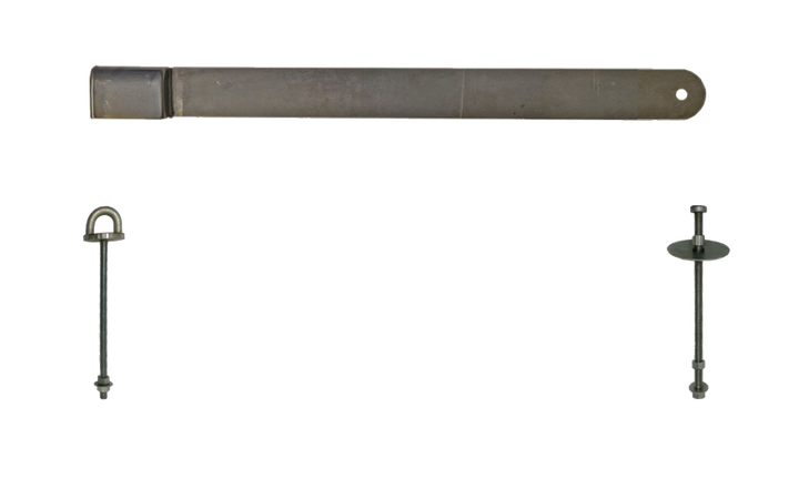 Låsbom 150 cm till dubbeldörrar