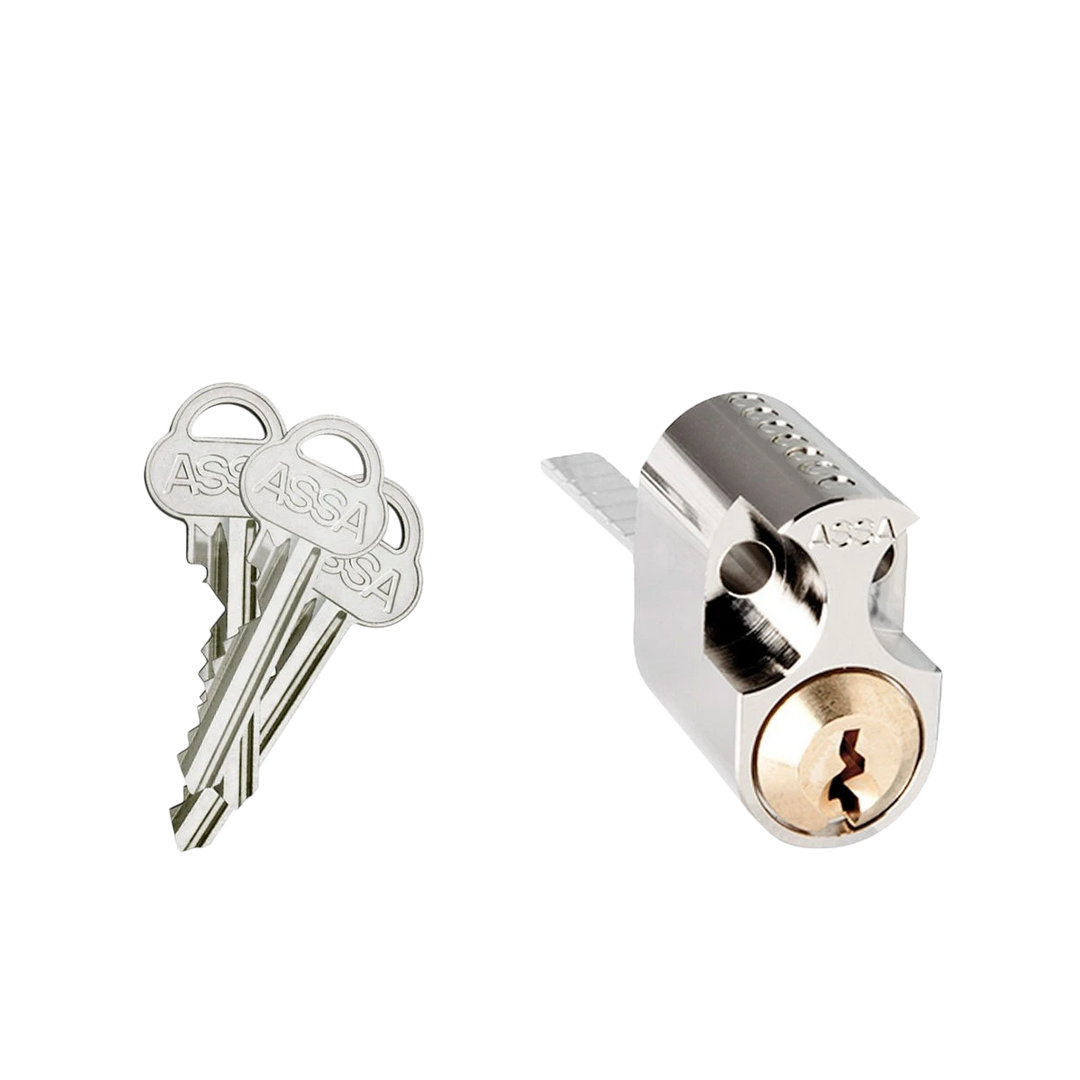 Oval enkelcylinder ASSA 709 med lång medbringare till insidan – St George