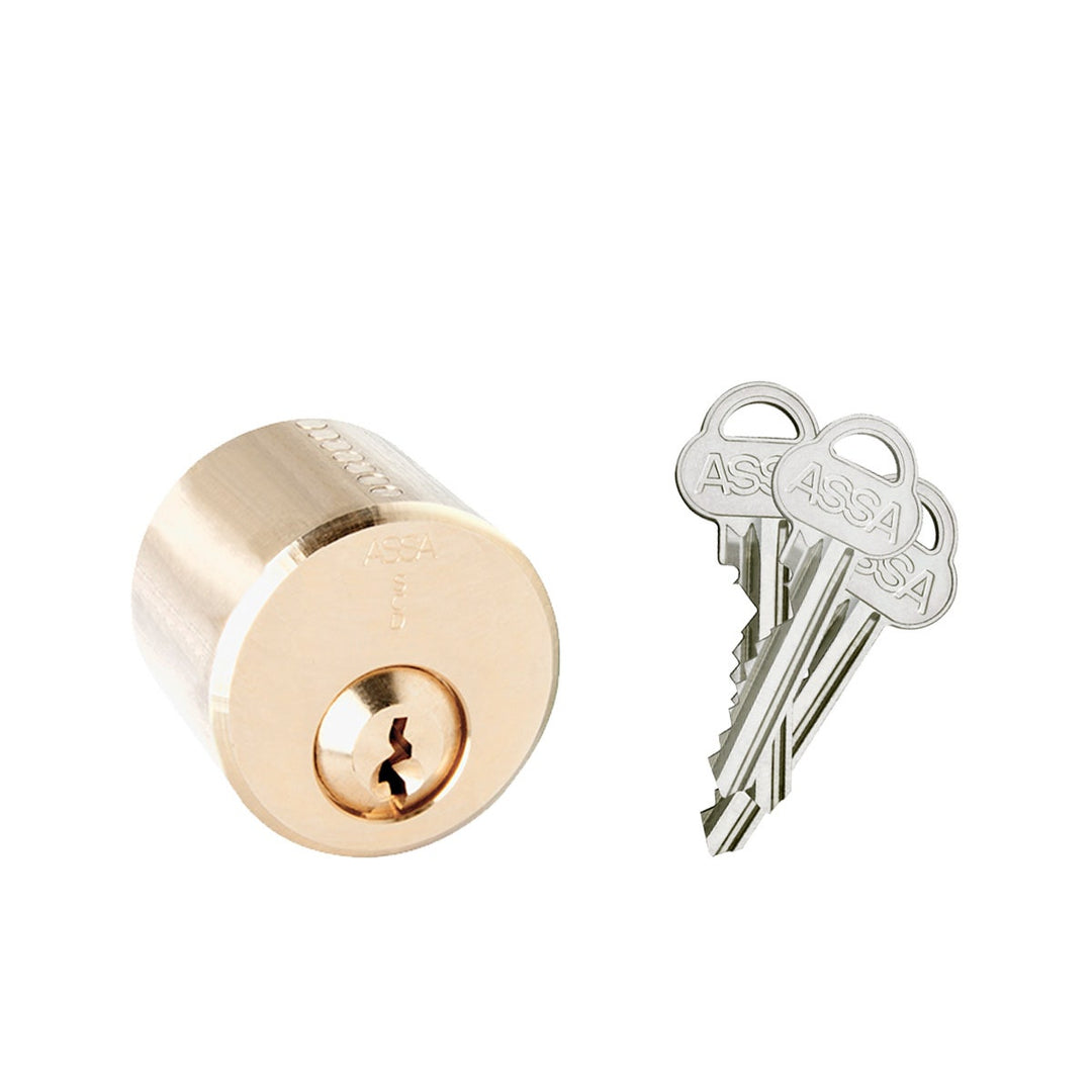 Rund säkerhetscylinder ASSA 711 för utsidan