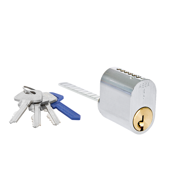 Oval enkelcylinder ASSA d12 1207 med lång medbringare